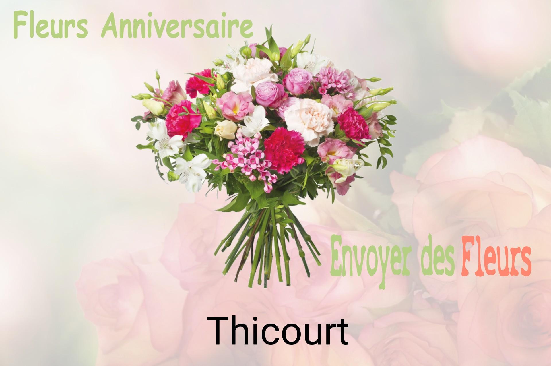 Bouquet de fleurs d’anniversaire livré à Thicourt